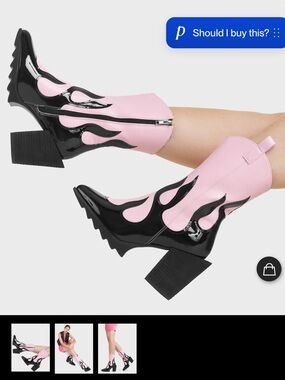 Lamoda on fire western ankle boot